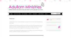 Desktop Screenshot of adullam-ministries.org.uk