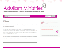 Tablet Screenshot of adullam-ministries.org.uk